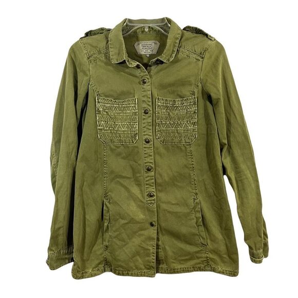 Zara Trafaluc Olive Green Jacket - Picture 1 of 15
